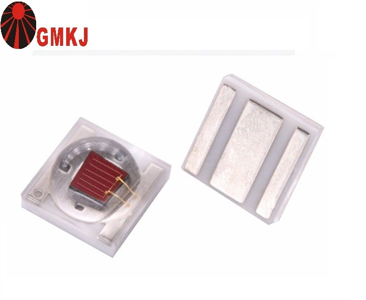 1w 3W Watt Red 660nm LED Chip SMD 3535 Package Dome Lens